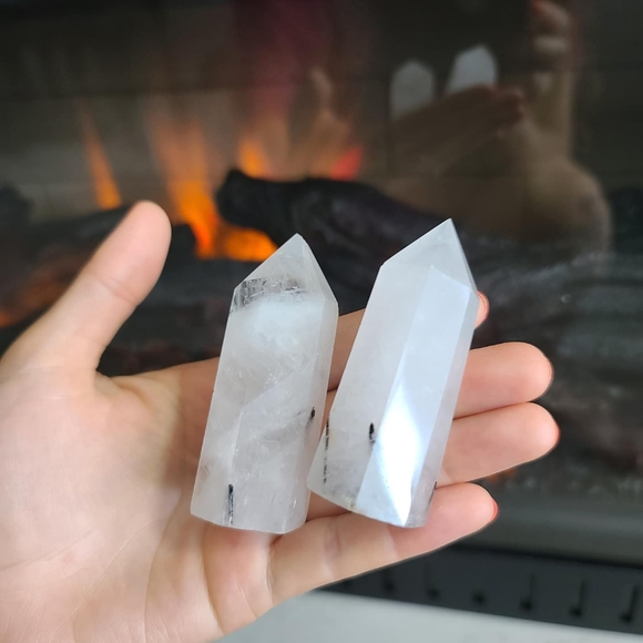 Rutilated Quartz Points/Towers - Picture 3 of 4